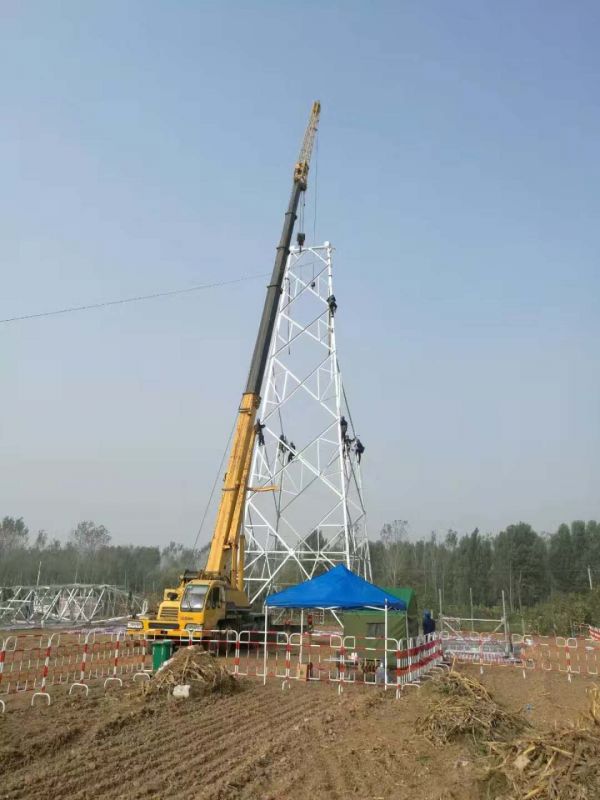 內(nèi)蒙古電力集團(tuán)110Kv線路鐵塔架設(shè)工程